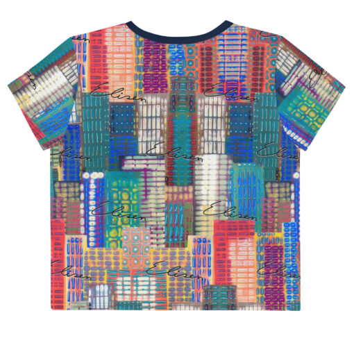 The City Of Elisen Crop Top Original Art By Marcel Elison - Image 2